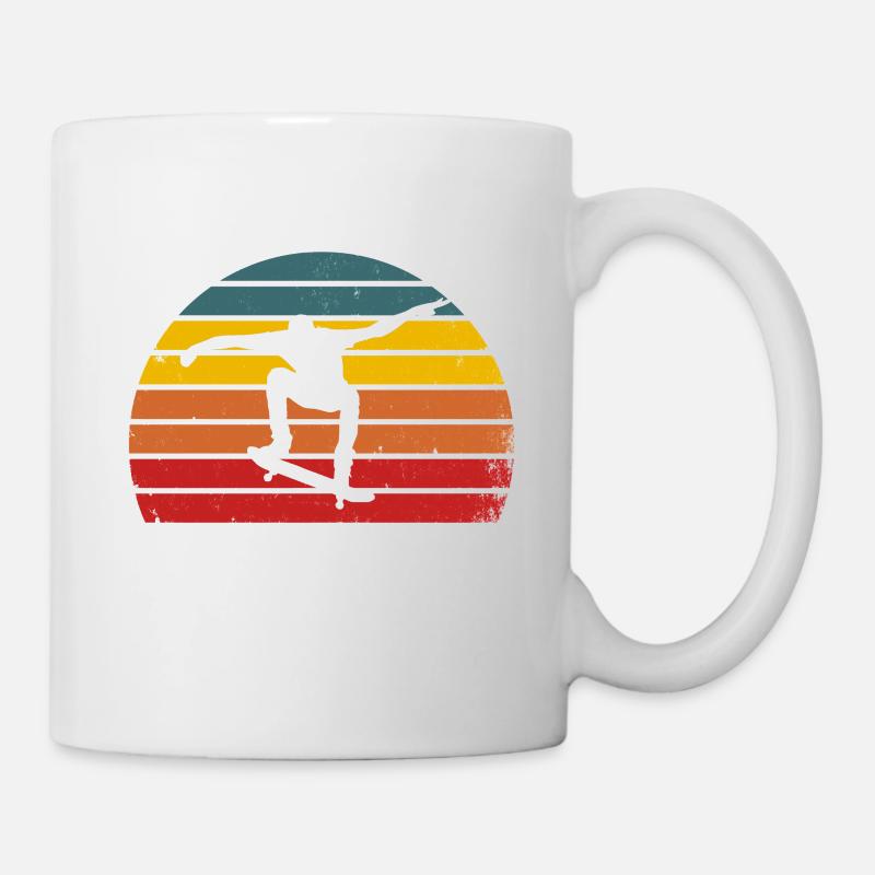 Cadeau Je Peux Pas J'ai Skate - Mug blanc - blanc
