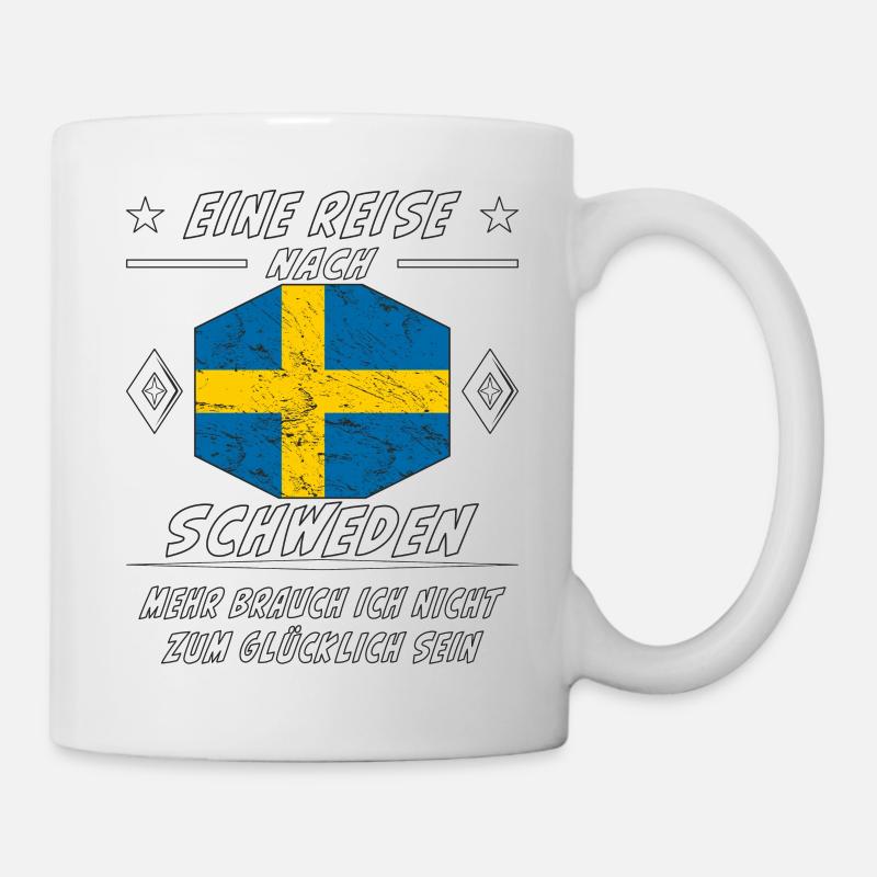 EINE REISE NACH SCHWEDEN - Tasse - Weiß