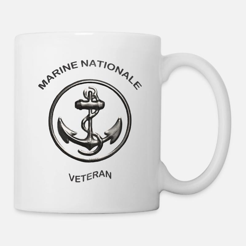 Marine Nationale Vétéran - Mug blanc - blanc