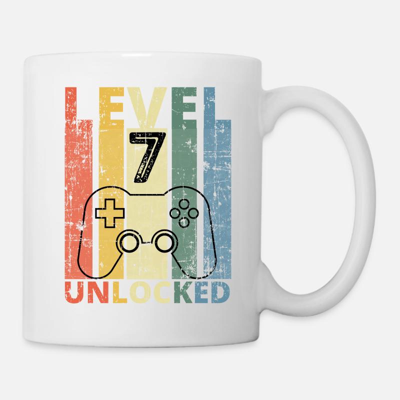 Niveau 7 débloqué - Mug blanc - blanc