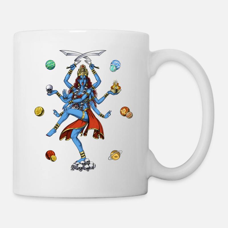 Déesse hindoue Kali - Mug blanc - blanc