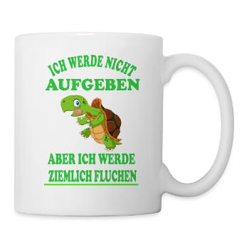 Ich Werde Nicht Aufgeben Läufer Laufen - Tasse - Weiß - Rechts