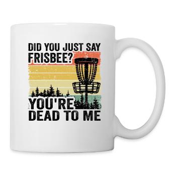 Disc Golf Sort Vintage Disc Golfer cadeau - Mug blanc - blanc - Droite