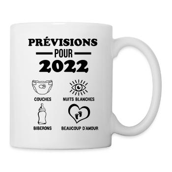 2022 Annonce Grossesse Papa Annonces Grossesse - Mug blanc - blanc - Droite