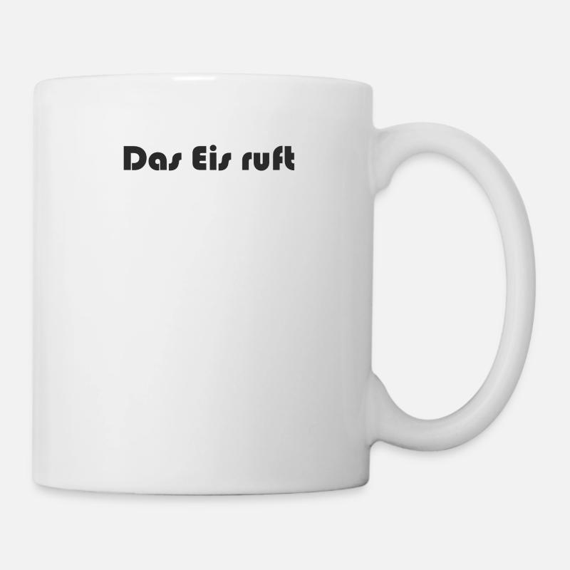 Eishockey - Das Eis Ruft - Tasse - Weiß