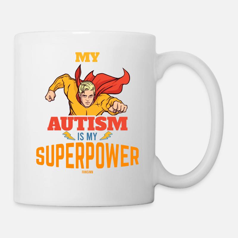 My autism is my superpower - Mug - white