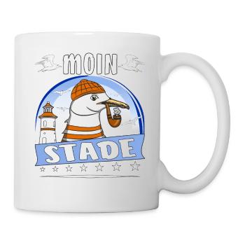 MÖWE MOIN STADE - Tasse - Weiß - Rechts