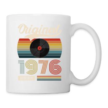 1976 Vintage 45 anniversaire Cadeau rétro - Mug blanc - blanc - Droite