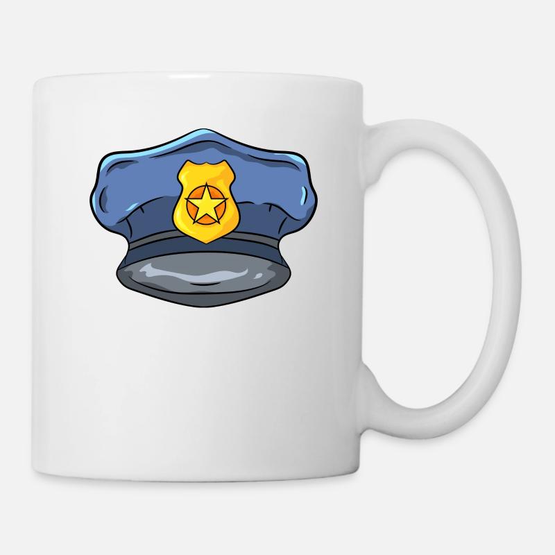 Polizist Polizei - Tasse - Weiß