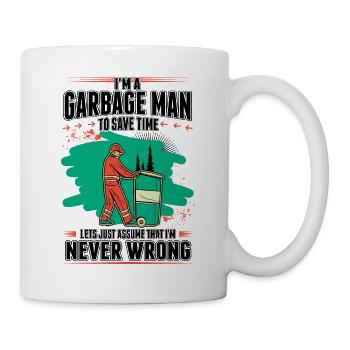 Garbage Man Collection Truck - Mug - white - Right