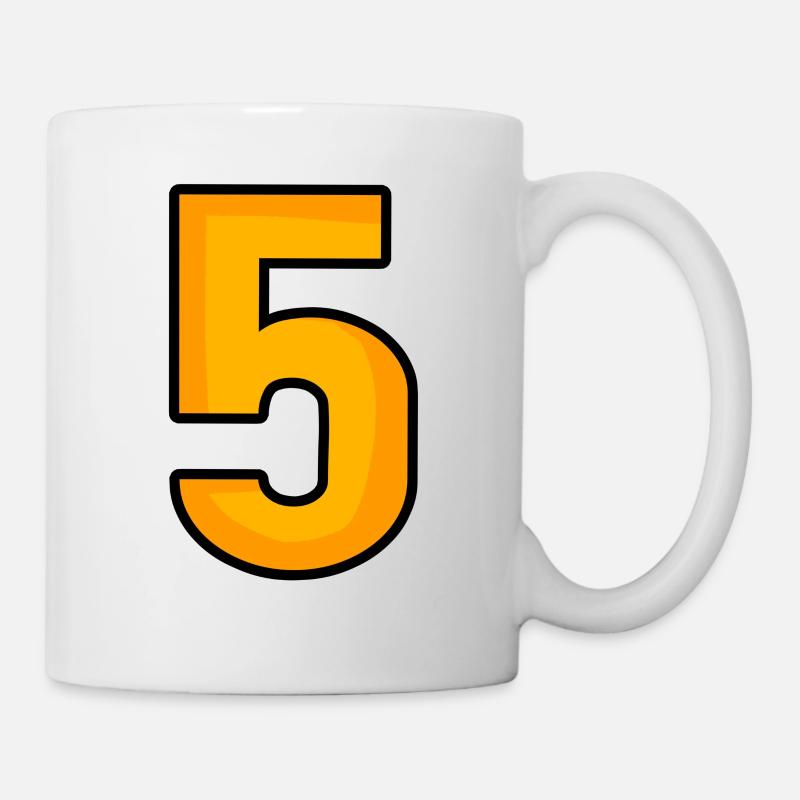 Point 5 - Mug blanc - blanc