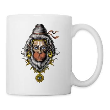 Hindu God Hanuman - Mug - white - Right