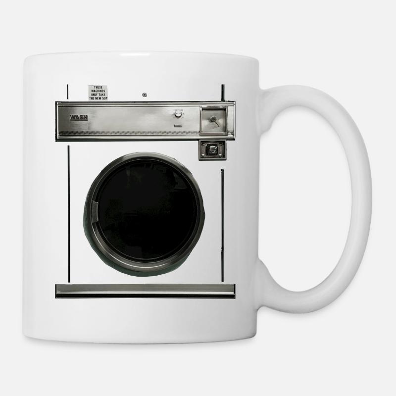Retro Washing Machine Costume Carnival Halloween Joke - Mug - white