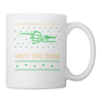 Whos This Freak Ugly Halloween 2021 Partnerlook - Tasse - Weiß - Rechts