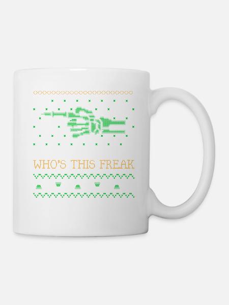Whos This Freak Ugly Halloween 2021 Look partenaire - Mug blanc - blanc