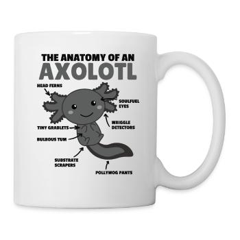 Axolotl Explanation Anatomy of an Axolotl - Mug - white - Right