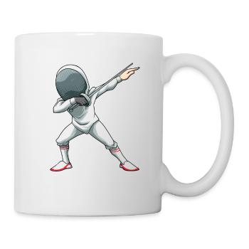 Fechten Dabbing Dab Fechtkampf - Tasse - Weiß - Rechts