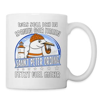 SANKT PETER ORDING - Tasse - Weiß - Rechts