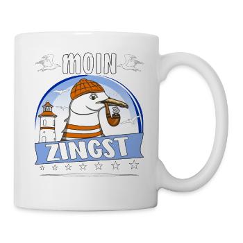 MÖWE MOIN ZINGST - Tasse - Weiß - Rechts