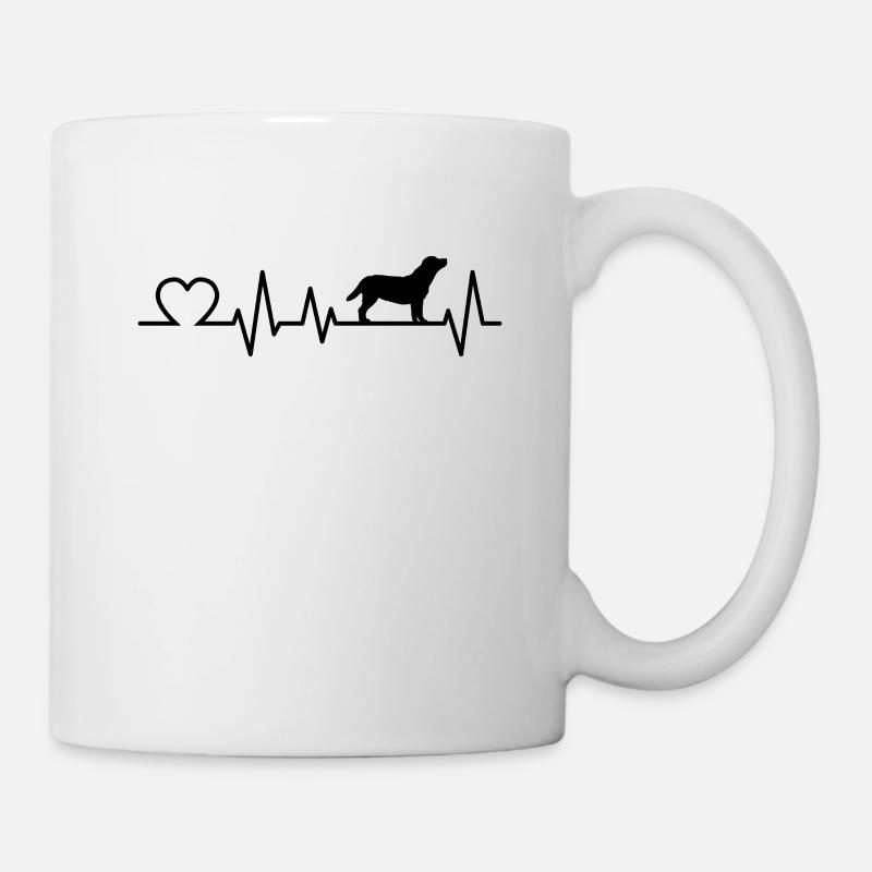 Gordon Setter Herzschlag britischer Vorstehhund - Tasse - Weiß