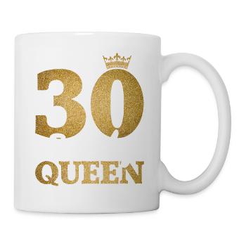 Birthday Queen 30th Birthday Women 30 years - Mug - white - Right