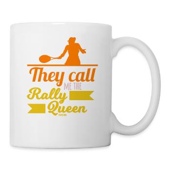They Call Me The Rally Queen - Mug - white - Right