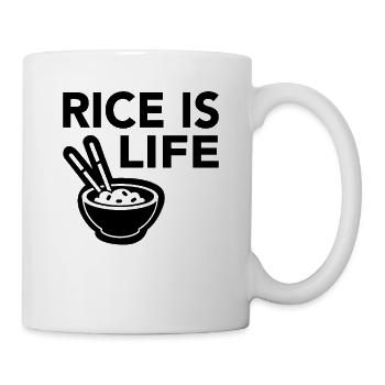 Rice Is Life - Mug - white - Right