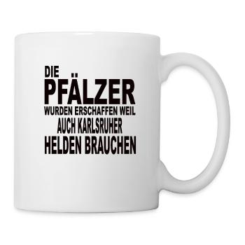 Palatinat et Karlsruhe - Mug blanc - blanc - Droite