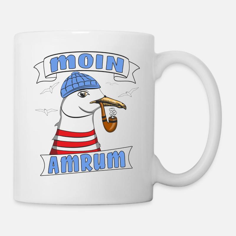 3886 MÖWE MOIN AMRUM - Tasse - Weiß