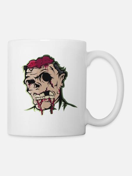 Zombie - Tasse - Weiß