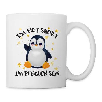 Pinguin I'm Not Short I'm Penguin Size - Mug - white - Right