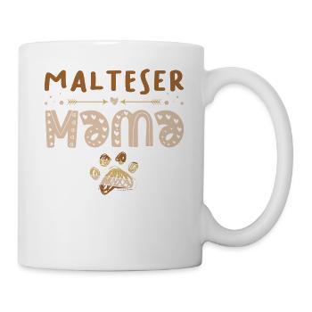 Malteser Hund - Tasse - Weiß - Rechts