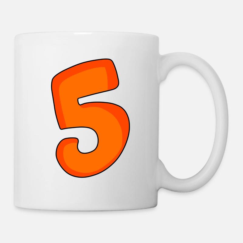 5 - Mug - white