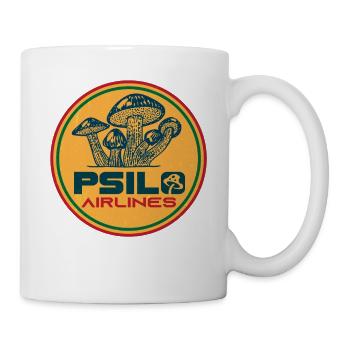 Psilocybin Mushroom Psilo - Mug blanc - blanc - Droite