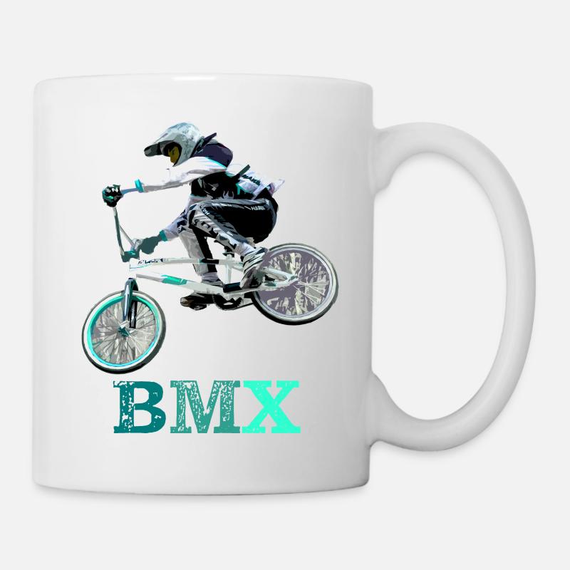 bmx racing - Mug blanc - blanc