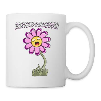 BLUME GARTENPRINZESSIN - Tasse - Weiß - Rechts