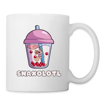 Snaxolotl Cute Axolotl Boba Tea Kawaii Axolotl Lov - Mug - white - Right