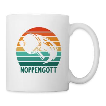 Tischtennis Spieler Spielerin Noppengott - Tasse - Weiß - Rechts