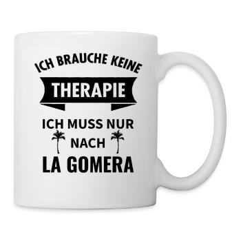 La Gomera Kanaren Kanarische Inseln Urlaub - Tasse - Weiß - Rechts