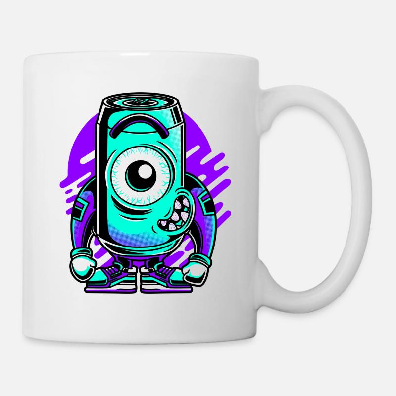 Boîte de boissons avec corps drôle n°2 - Mug blanc - blanc