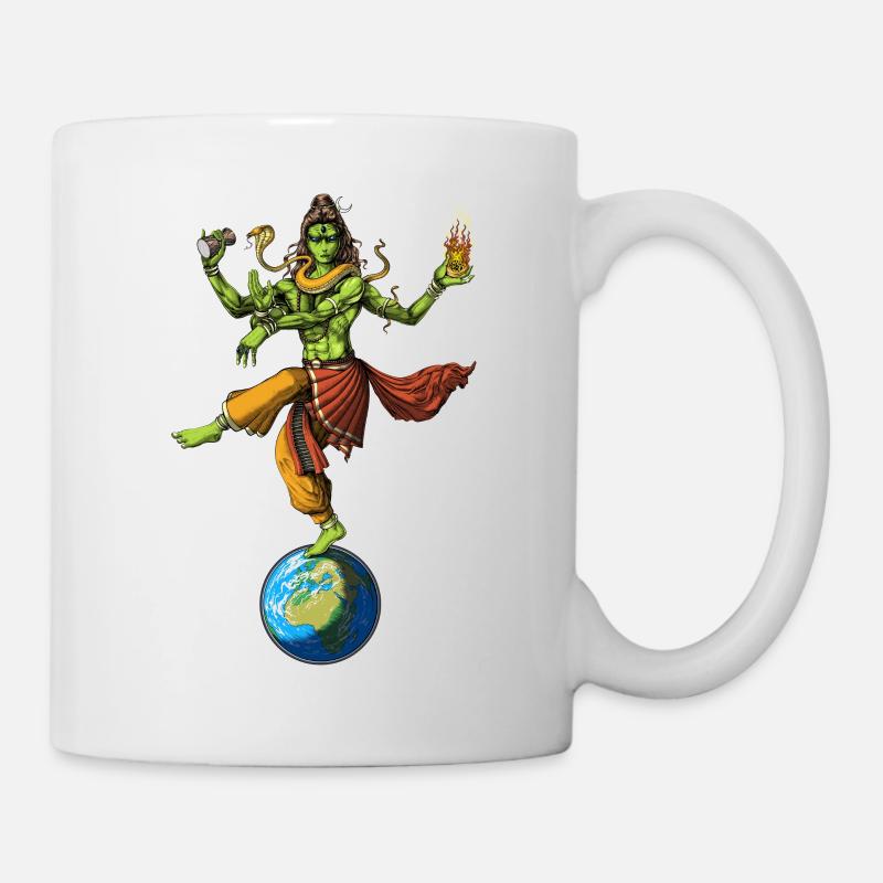 Alien Shiva Dieu hindou - Mug blanc - blanc
