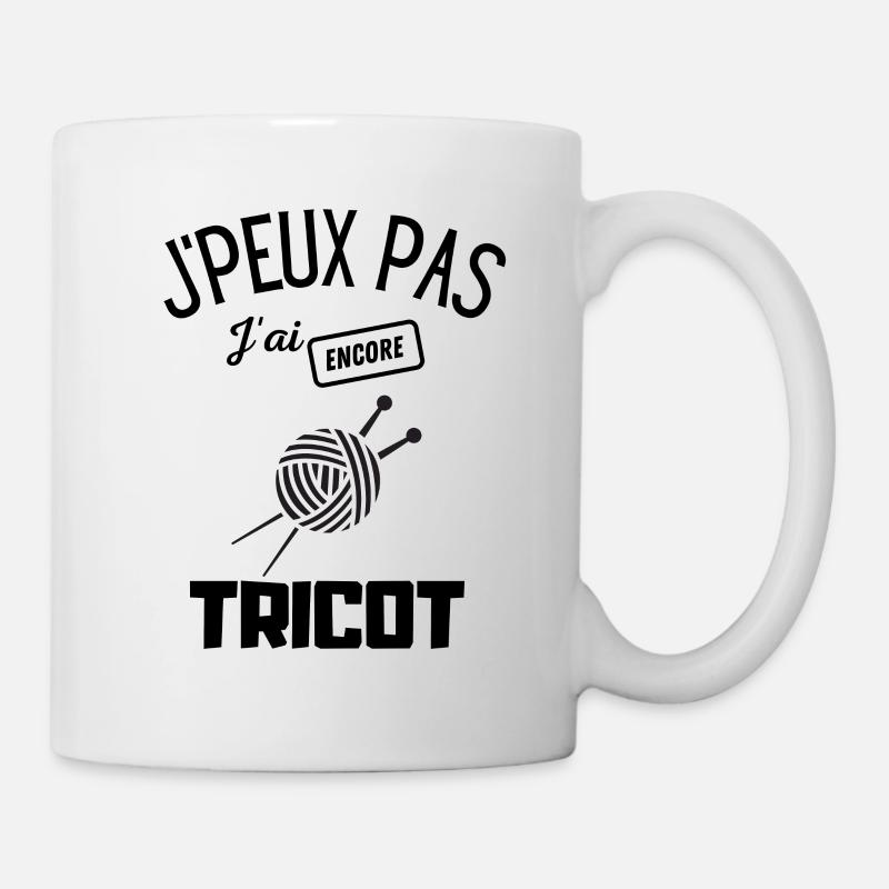 Cadeau mamie tricot - Mug blanc - blanc