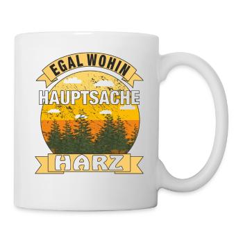 HAUPTSACHE HARZ - Tasse - Weiß - Rechts