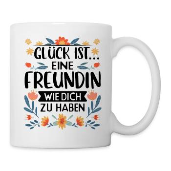 Beste Freundin - Tasse - Weiß - Rechts