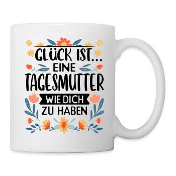Beste Tagesmutter - Tasse - Weiß - Rechts