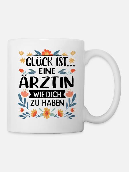 Ärztin Danke Ärztinnen - Tasse - Weiß