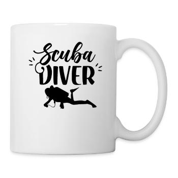 Plongeur Scuba Diver Scuba Diving - Mug blanc - blanc - Droite