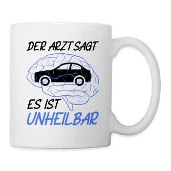 Automobilkaufmann Auto Verkäufer Automobil - Tasse - Weiß - Rechts