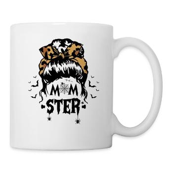 Momster Messy Bun Leopard Headband - Mug - white - Right