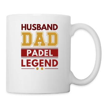 Man Daddy Padel Légende - Mug blanc - blanc - Droite